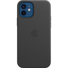 Apple iPhone 12 / 12 Pro Leather Case MagSafe - Black