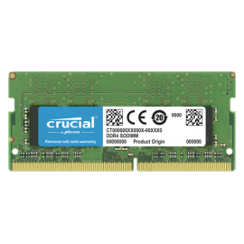 Crucial 16GB DDR4 2666 MT/s SODIMM 260pin DR x8 unbuffered