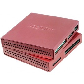 LogiLink CR0019 Cardreader USB 2.0 All-in-One Alu pink