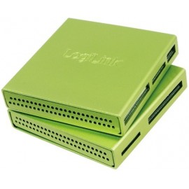 LogiLink CR0021 Cardreader USB 2.0 All-in-One Alu green