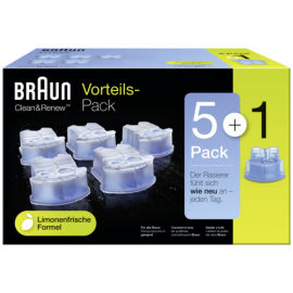 Braun CCR 5+1 Clean & Renew Cartridges