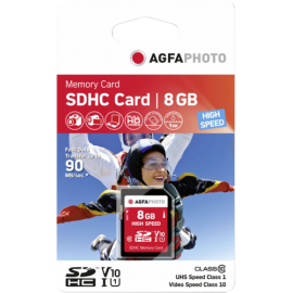 AgfaPhoto SDHC Karte  8GB High Speed Class 10 UHS I U1 V10