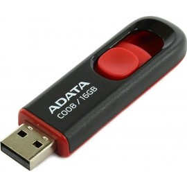 ADATA USB 2.0 Stick C008 Black/Red 16GB