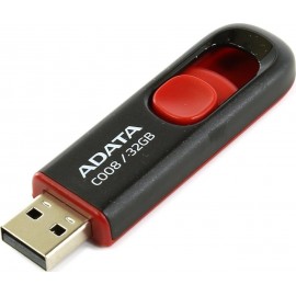 ADATA USB 2.0 Stick C008 Black/Red 32GB