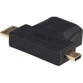 Akyga AK-AD-23 cable interface/gender adapter HDMI miniHDMI / microHDMI Black