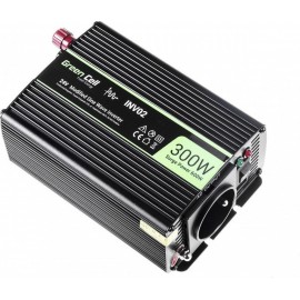 Green Cell Inverter Αυτοκινήτου Car Power Inverter 600W για Μετατροπή 24V DC σε 230V AC με 1xUSB