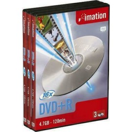 Imation DVD+R 16x 3pk Video box