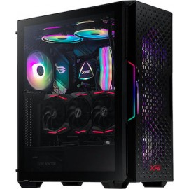 Adata XPG Starker AIR Gaming Midi Tower Κουτί Υπολογιστή με Πλαϊνό Παράθυρο και RGB Φωτισμό Μαύρο