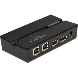DeLock USB 2.0 Διακόπτης 2 PC προς 2 συσκευές