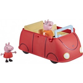 Hasbro Παιχνίδι Μινιατούρα Peppa Pig Family Red Car για 3+ Ετών