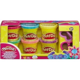 Hasbro Play-Doh 6 Βαζάκια Πλαστελίνης για 3+ Ετών