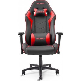 Akracing Core Series SX-Wide Καρέκλα Gaming Δερματίνης με Ρυθμιζόμενα Μπράτσα Μαύρο/Κόκκινο