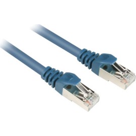 Sharkoon S/FTP Cat.6 Καλώδιο Δικτύου Ethernet 0.25m Μπλε
