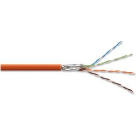 Digitus S/FTP Cat.7 Καλώδιο Δικτύου Ethernet χωρίς ακροδέκτες 500m Πορτοκαλί