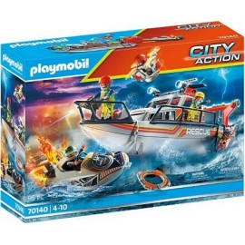 Playmobil City Action 70140 Fire Rescue with Personal Watercraft