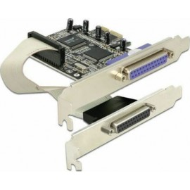 DeLock Κάρτα PCIe σε 2 θύρες DB25 Parallel
