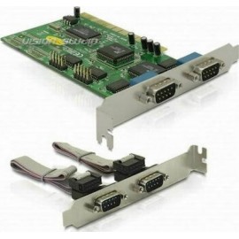 DeLock Κάρτα PCI σε 4 θύρες RS232 DB9 Serial