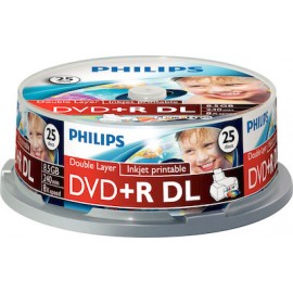 Philips DVD+R Dual Layer Printable 8.5GB (25τμχ)