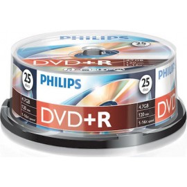 Philips DVD+R 4,7GB 16x SP (25τμχ)