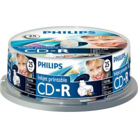 Philips CD-R Printable 700MB (25τμχ)