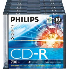 Philips CD-R 700MB (10τμχ)