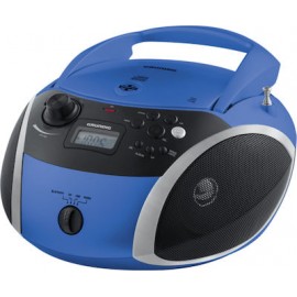 Grundig Φορητό Ηχοσύστημα GRB 3000 BT με Bluetooth / CD / Ραδιόφωνο σε Μπλε Χρώμα