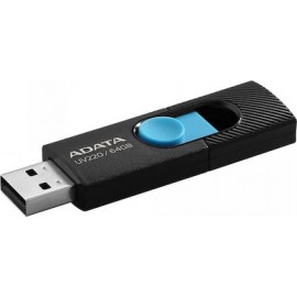 ADATA USB 2.0 Stick UV220 64GB Black/Blue