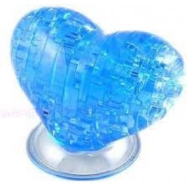 Crystal Puzzle Καρδιά Μπλέ 46pcs