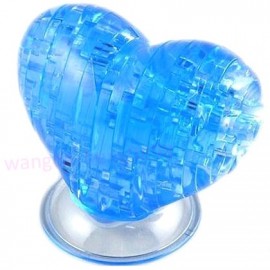 Crystal Puzzle Καρδιά Μπλέ 46pcs (9002)